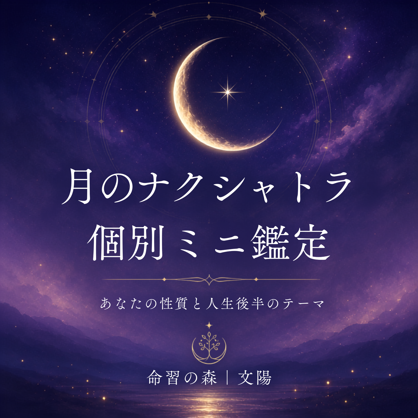 月のナクシャトラ 個別ミニ鑑定｜あなたの性質と人生後半のテーマ